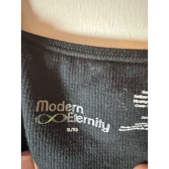 Modern Eternity Seamless Maternity/Nursing Yoga Tank XL Black NEW - Picture 4 of 12